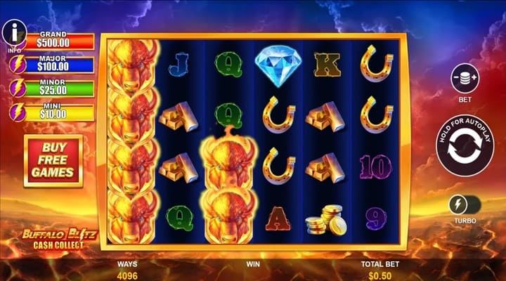 Buffalo Blitz Cash Collect Screenshot 1