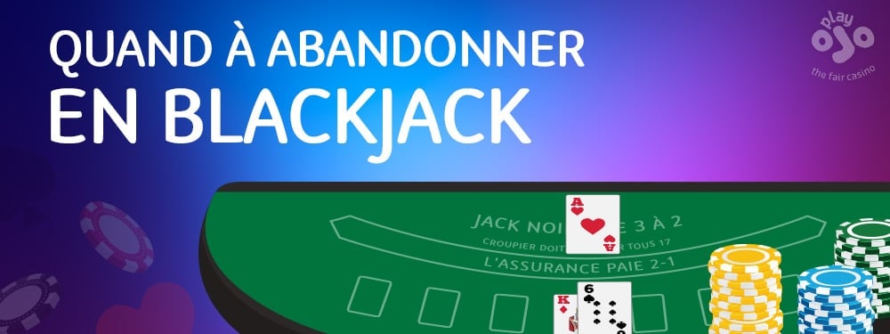 Blackjack surrender banner