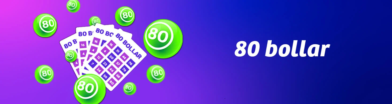 how to play 80 ball bingo