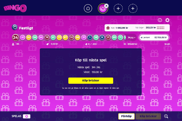 bingo room festive 1