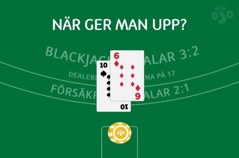 när man bör kapitulera/ge upp