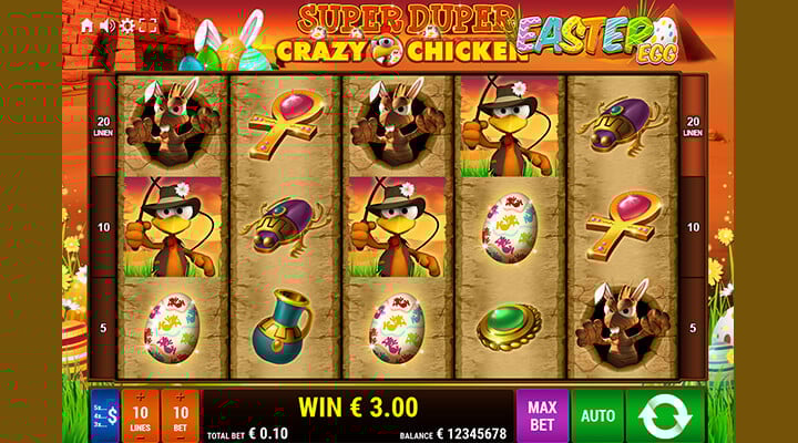 Super Duper Crazy Chicken Easter Egg
