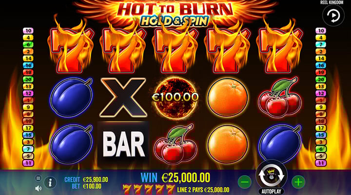 Hot to Burn Hold & Spin