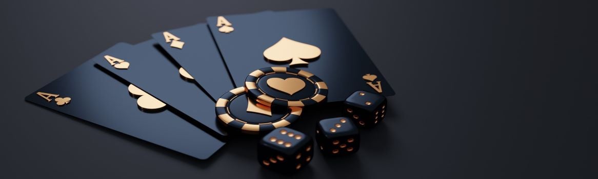 casino cards banner