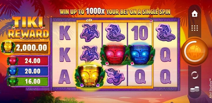Tiki reward banner