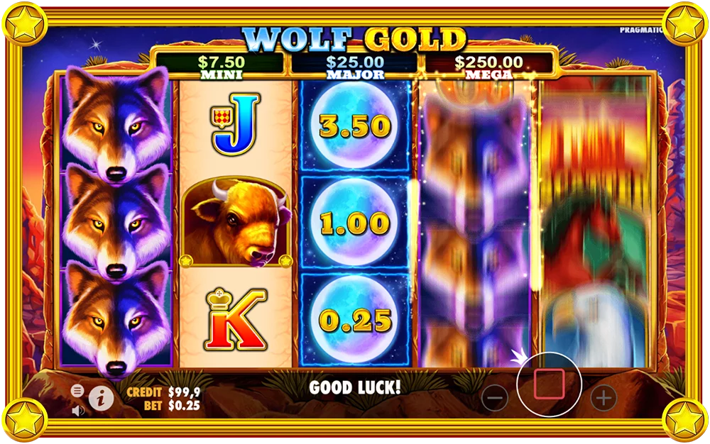 WOLF GOLD BONUSFUNKTIONER