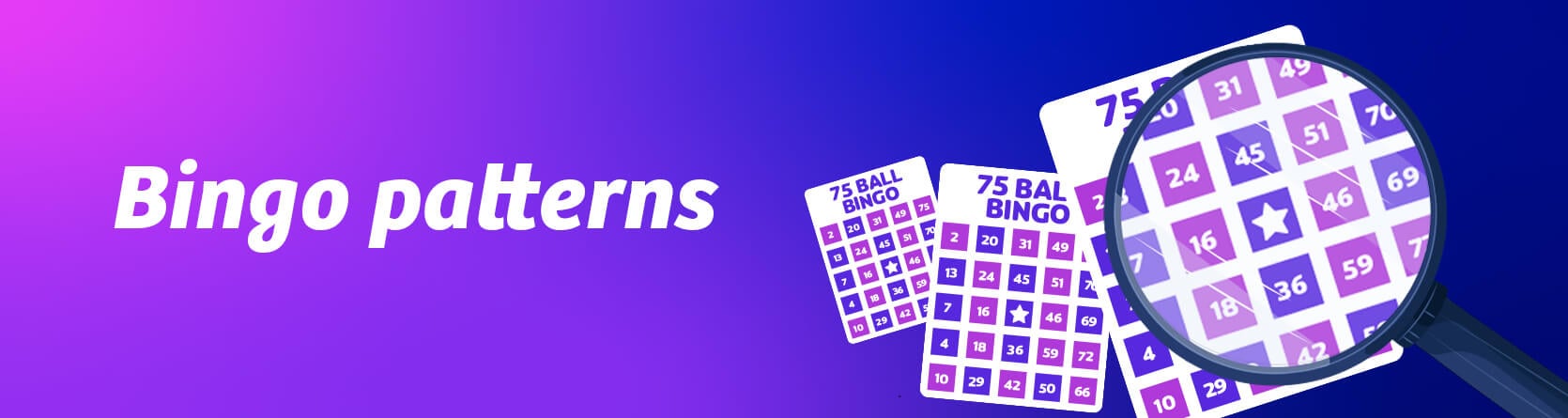 bingo patterns banner