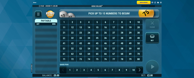 Keno Deluxe