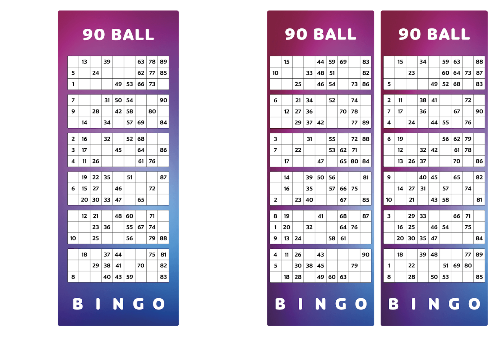 printable bingo cards image 1