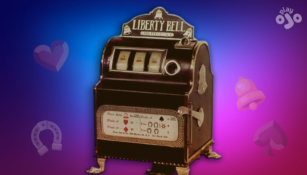 Showing a paytable of a typical slot with fruit machine symbols