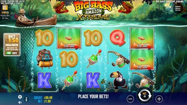 Big Bass Amazon Xtreme slot gameBig Bass Amazon Xtreme slot game