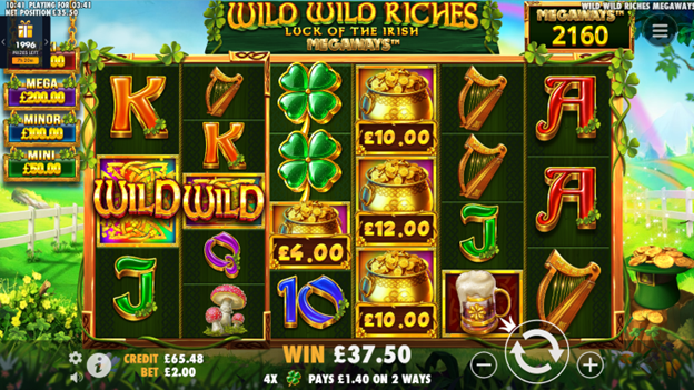Wild Wild Riches Megaways Screenshot