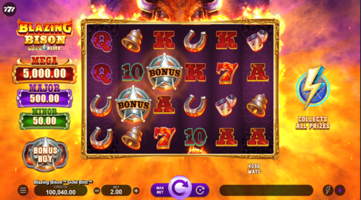 Blazing Bison Gold Blitz Screenshot 1