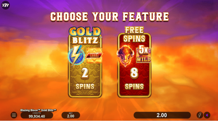 Blazing Bison Gold Blitz Screenshot 3