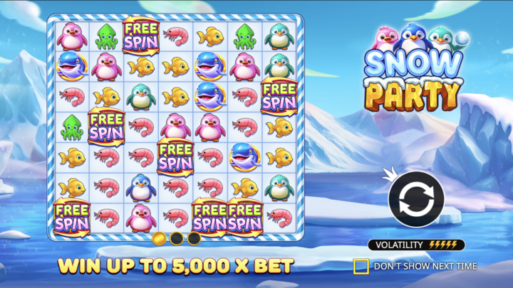 Snow Party banner 1