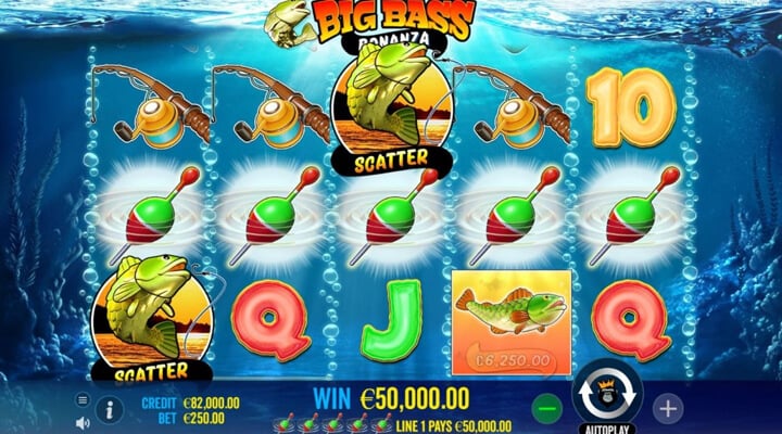 Big Bass Bonanza 1000 Slot Screenshot 1