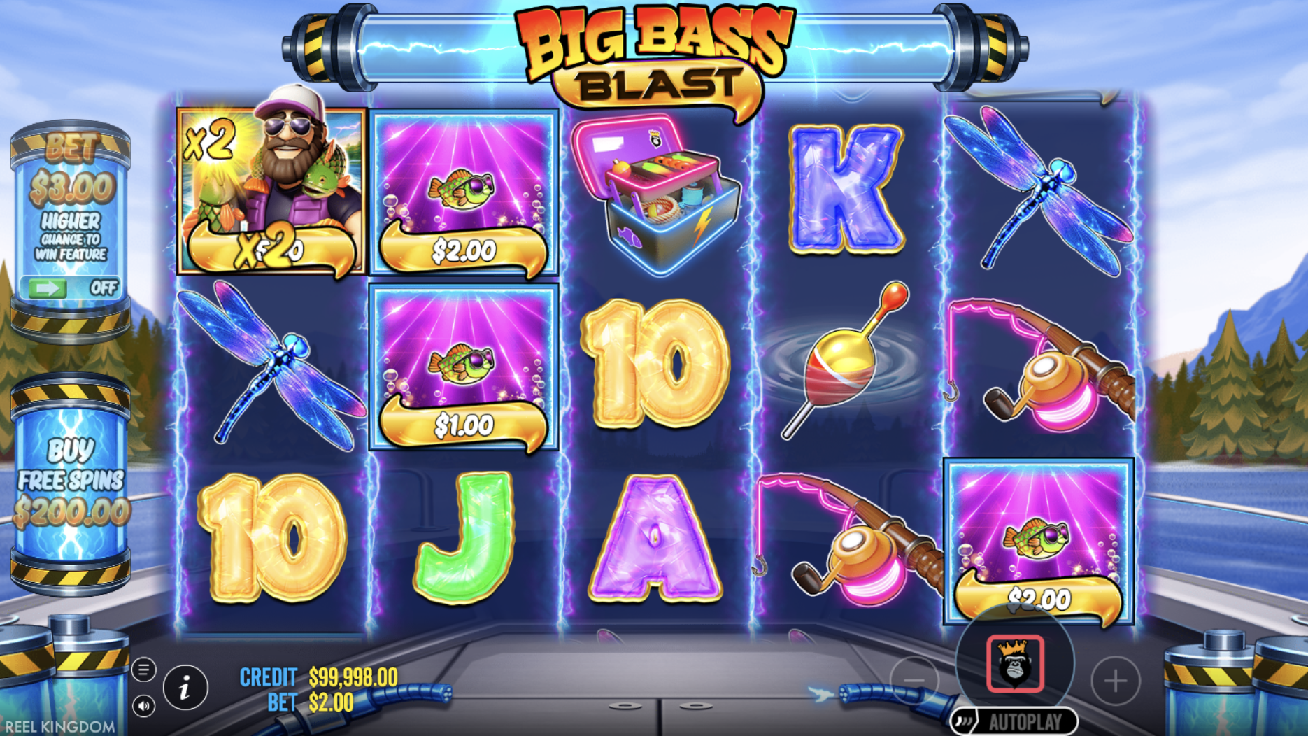Big Bass Blast Slot Screenshot 1