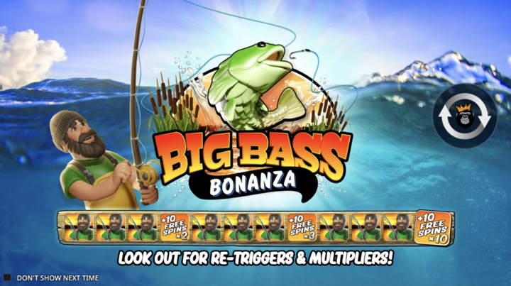 Big Bass Bonanza Slot Screenshot 1