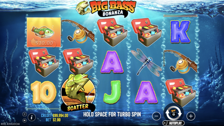 Big Bass Bonanza Slot Screenshot 3