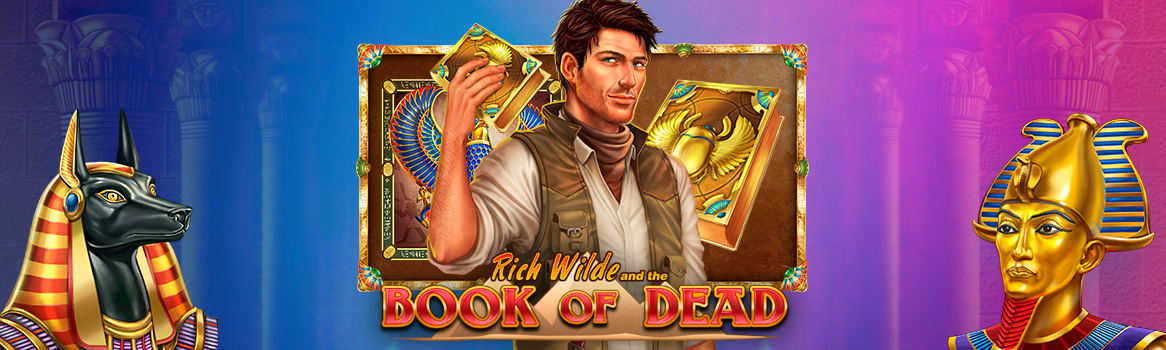 EL HEROE RICH WILD USA SU CONOCIMIENTO Y JEROGLIFICOS PARA AYUDARTE A PASAR UNA NUEVA PAGINA EN BOOK OF DEAD