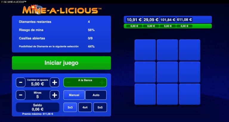 Mine a Licious - Juego de mines Mine a Licious