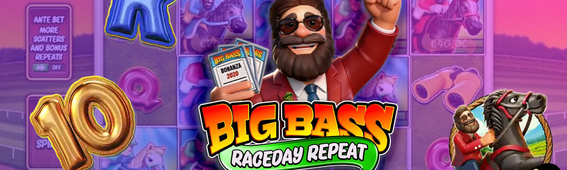 Big Bass Raceday Repeat banner