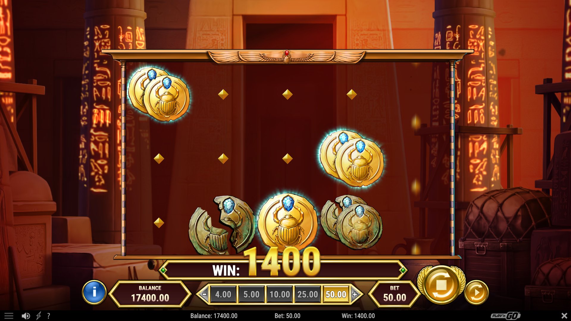 Juego de riesgo en la nueva slot Book of Dead Go Collect 