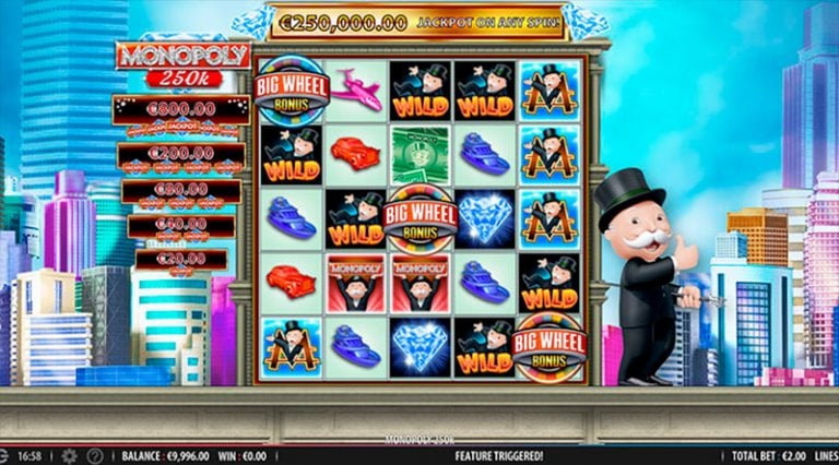 MONOPOLY 250K SLOTS