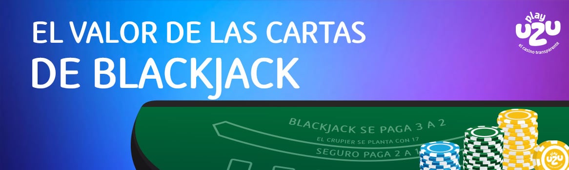 Blackjack card values banner