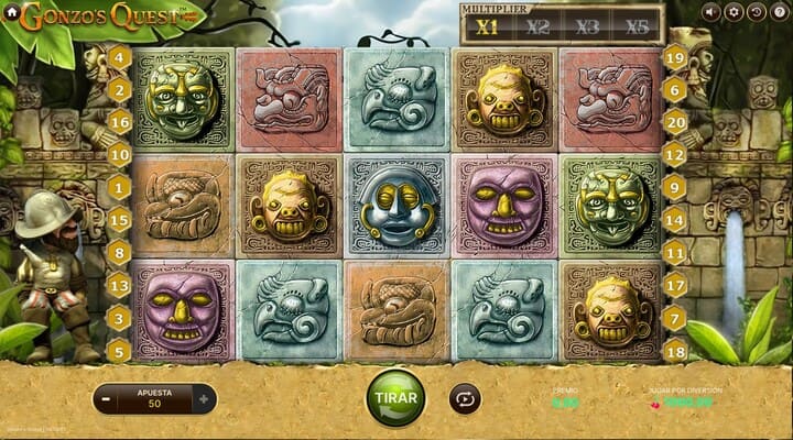 Gonzo's Quest Slot Screenshot 1