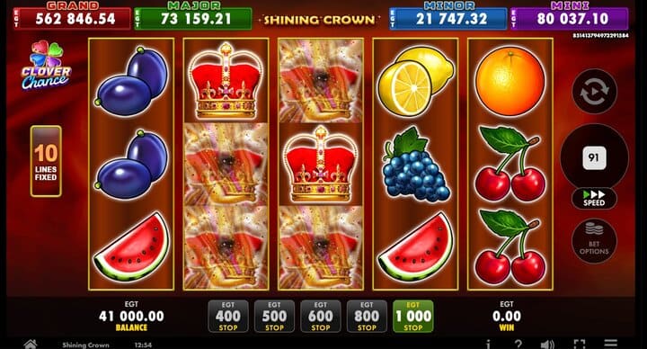 Shining Crown Slot Screenshot 2
