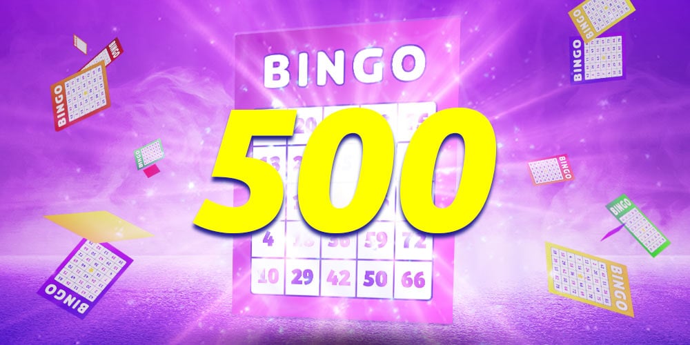 500 cartones de bingo 
