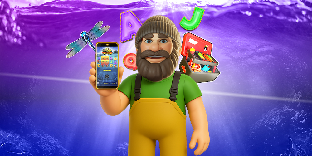 Big Bass Bonanza mostrando su propio slot