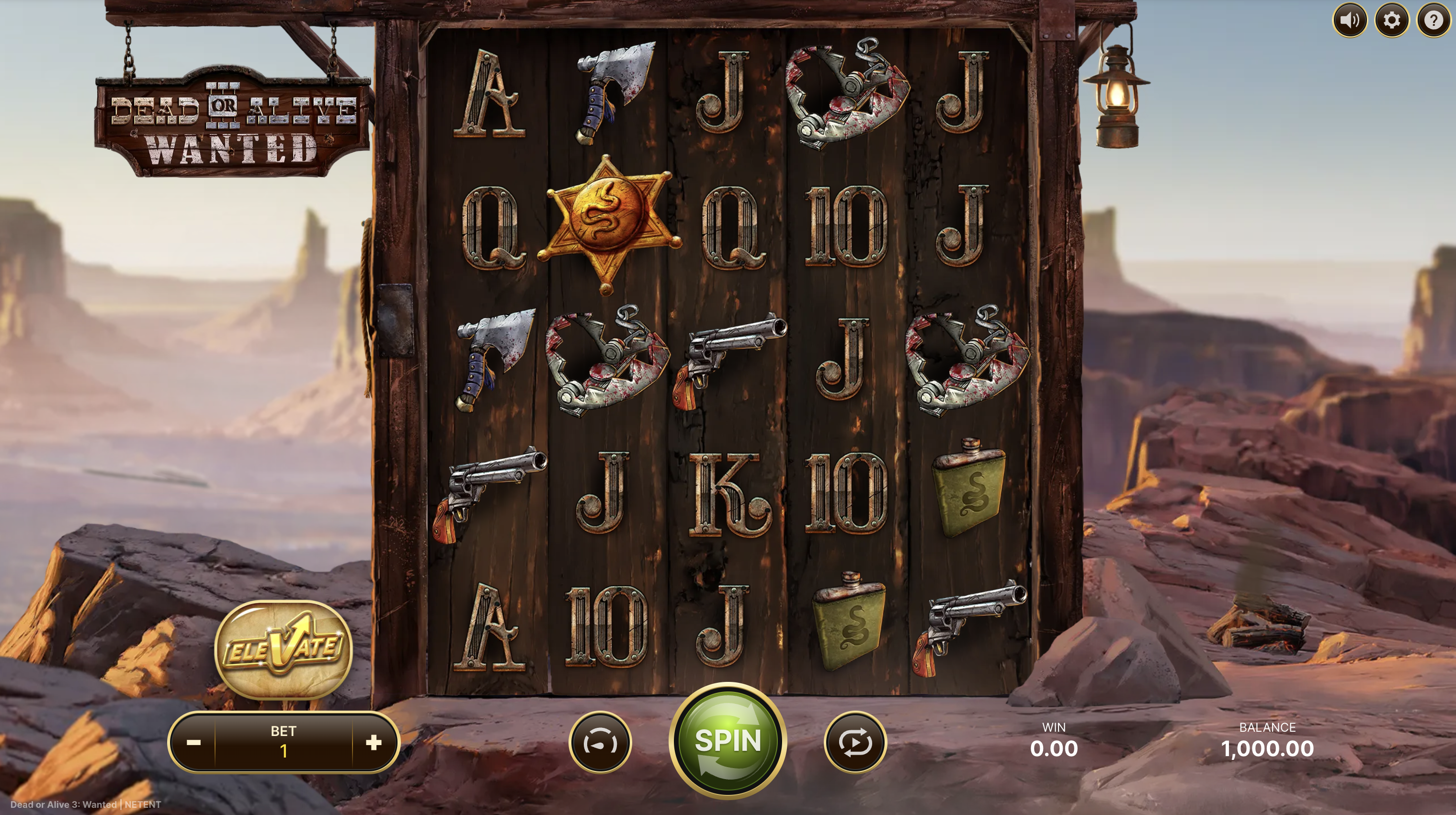 Dead or Alive 3 Wanted Slot Screenshot 1