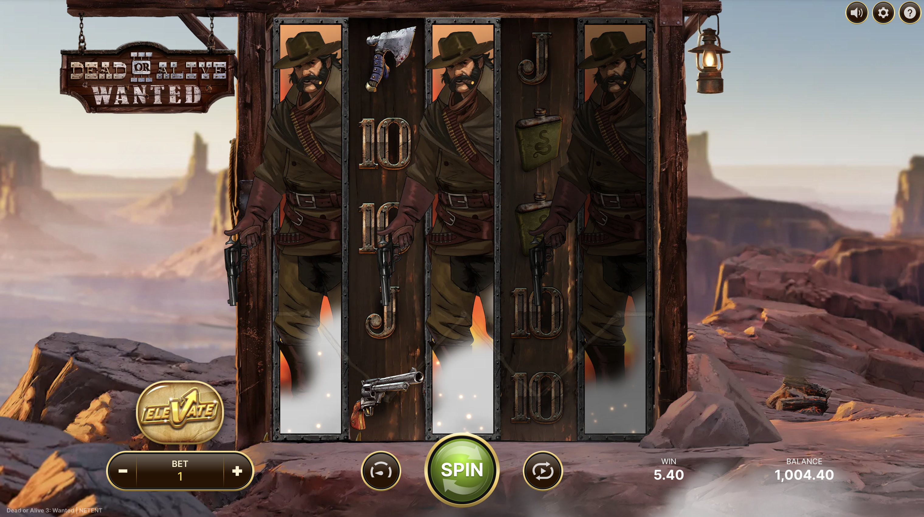 Dead or Alive 3 Wanted Slot Screenshot 2