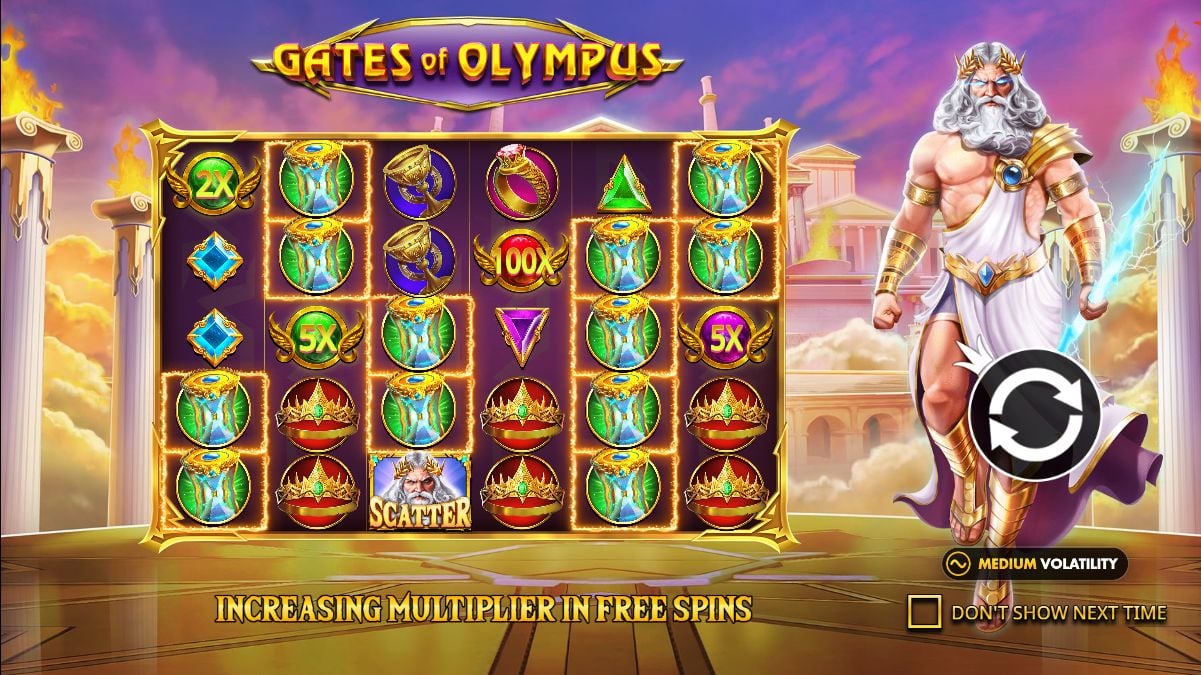 Tragamonedas Gates of Olympus de Pragmatic Play