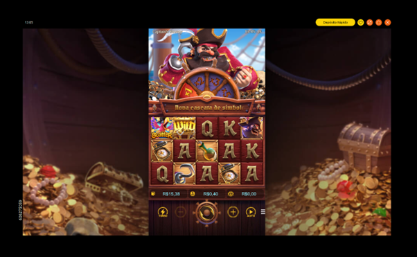 Jogo base do slot Captain&rsquo;s Bounty