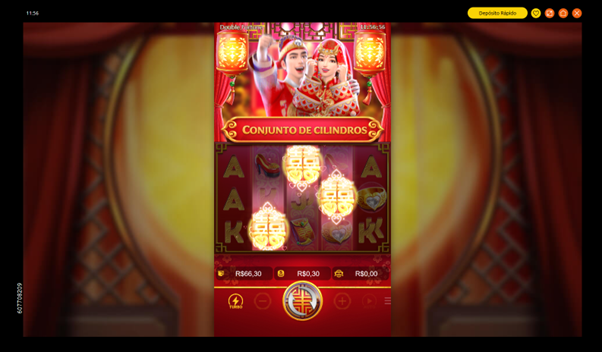 Scatters no jogo Double Fortune