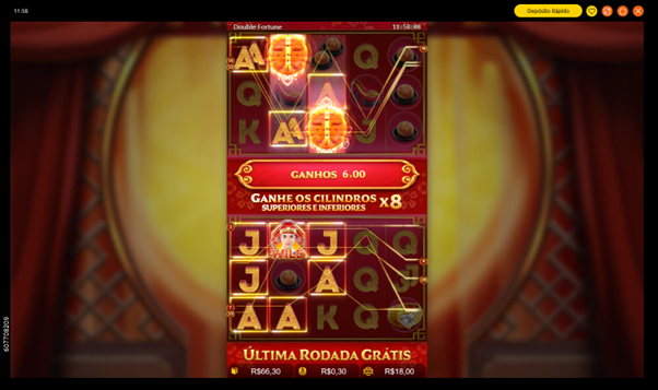 Rodadas gr&aacute;tis no jogo Double Fortune 