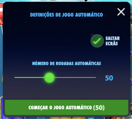 Modo de jogo autom&aacute;tico da slot Big Bass Bonanza da Pragmatic Play