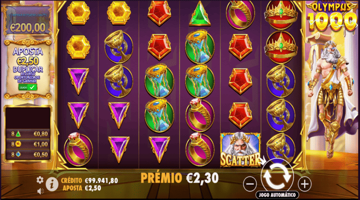 Pr&ecirc;mio de 2,30&euro; devido ao recurso tumble