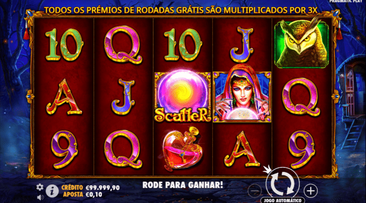 Jogo base da slot Madame Destiny