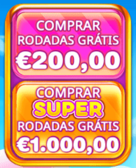 Compra de rodadas gr&aacute;tis e de super rodadas gr&aacute;tis na slot Sweet Bonanza 1000 da Pragmatic Play