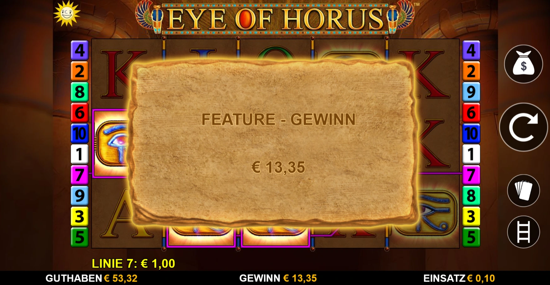 Eye of Horus Alternativen Screenshot 1