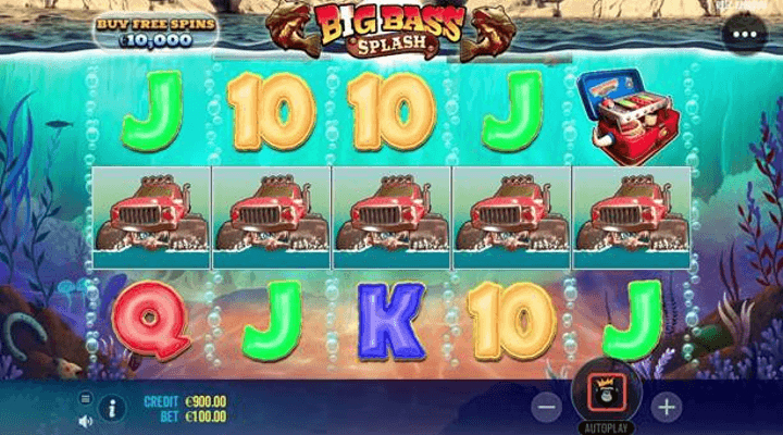 Big Bass Splash Slot Screenshot