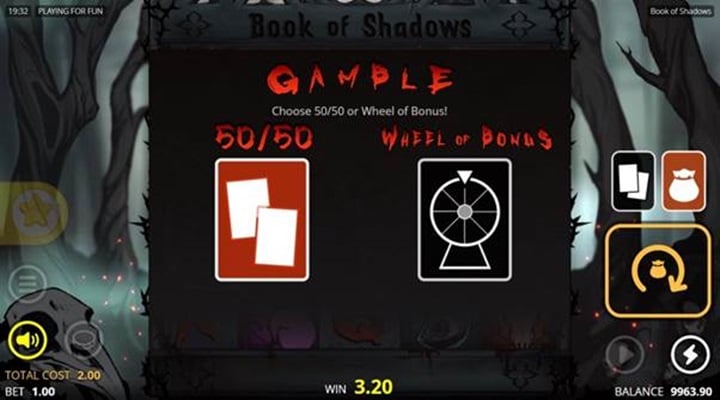 Book of Shadows machine à sous