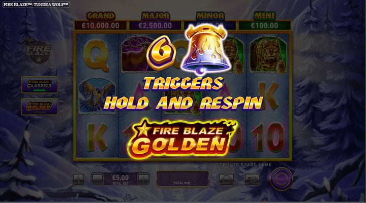 Fire Blaze Tundra Wolf slot