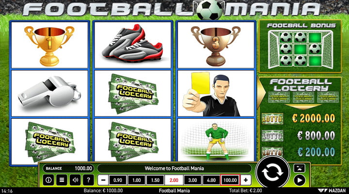 Football Mania Machine à sous de Wazdan