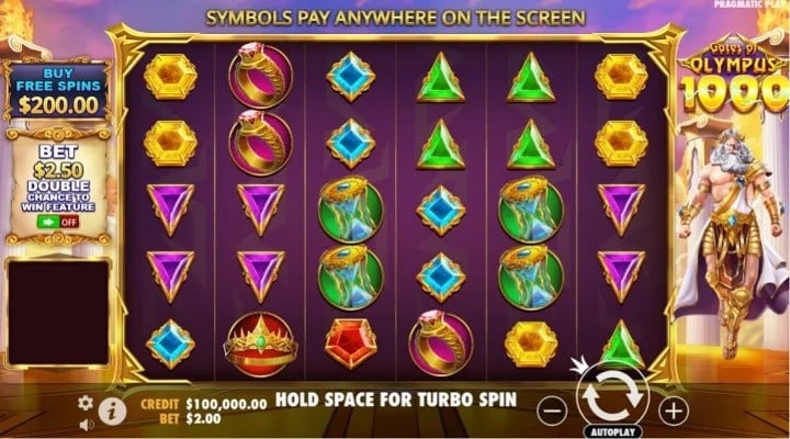 Gates of Olympus 1000 Screenshot 1