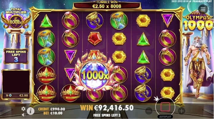 Gates of Olympus 1000 Screenshot 2